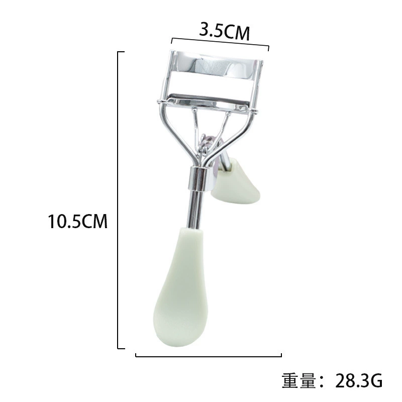 Handheld Eyelash Curler, Plastic Grip, For False Lashes, Compact 5.5 cm