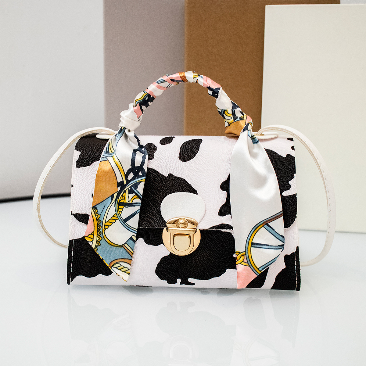 Dafa Ladies Bags 2025 bolsos de impresión simple bolsos de hombro casuales versátiles coreanos bolsos de lona image 12