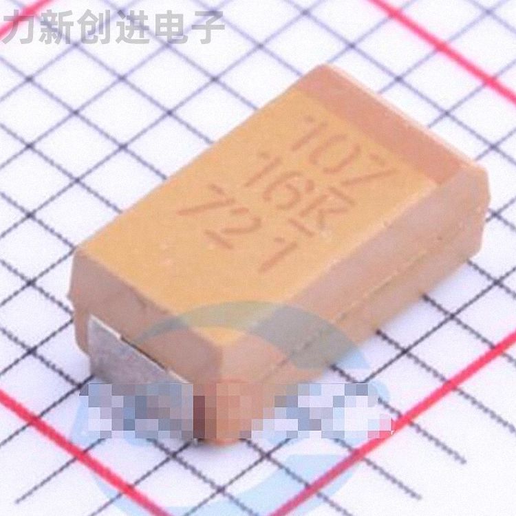T491C107K016AT描述100uF(107) ±10% 16V 钽电容