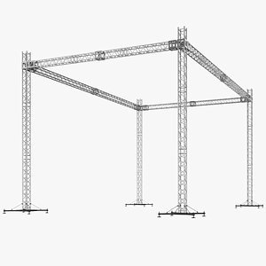 创笙厂家直销款铝合金管材展示架酒吧会展厂家直销螺丝架展示架是