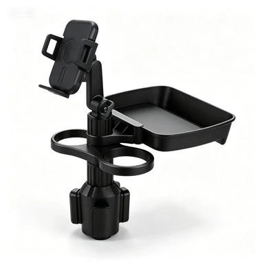 Car Cup Holder, Drink Holder, Car cup holder/beverage holder - b06-car-mounted-tray-and-cup-holder