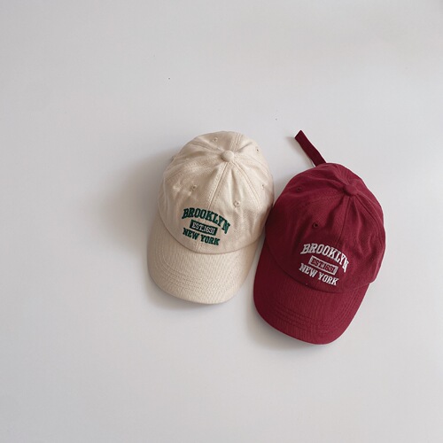 Children's Hat Winter Girls Embroidered Personalized Letters Baseball Cap Baby Sun Visor Cap  New Wholesale