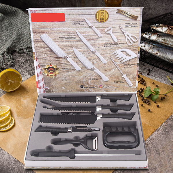 Bear claw eight-piece set factory direct sales kitchen supplies kitchen knives eight-piece set fruit knife small kitchen knife slice knife