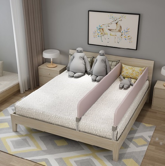 아기와 어린이용 침대, 아기 침대 중간 침대 칸막이, 침대 낙하 방지 울타리, 침대 중간 가장자리 가드레일