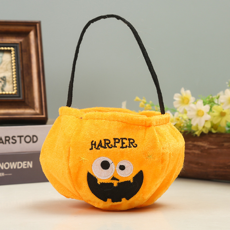 Bolsas de dulces de Halloween, atmósfera de vacaciones, regalos de vestuario, bolsas de mano para niños de la escuela primaria, bolsas de azúcar