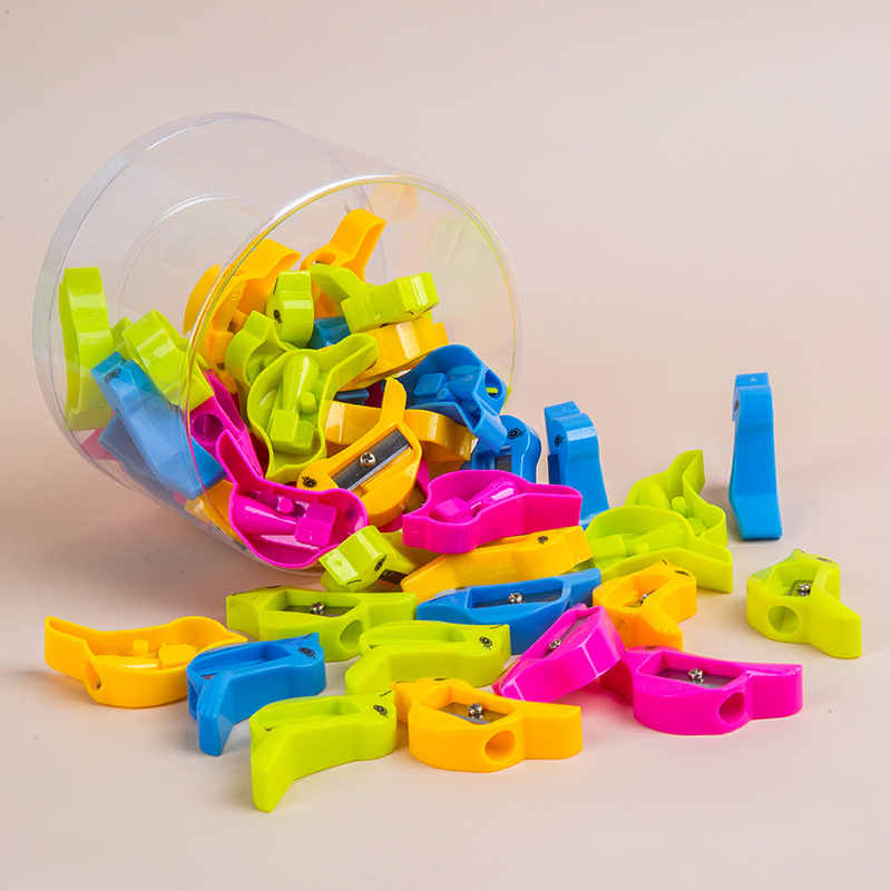 Afilador de lápices en forma de animal de dibujos animados suministros para estudiantes pájaro gatito sacapuntas mini tortuga linda sacapuntas