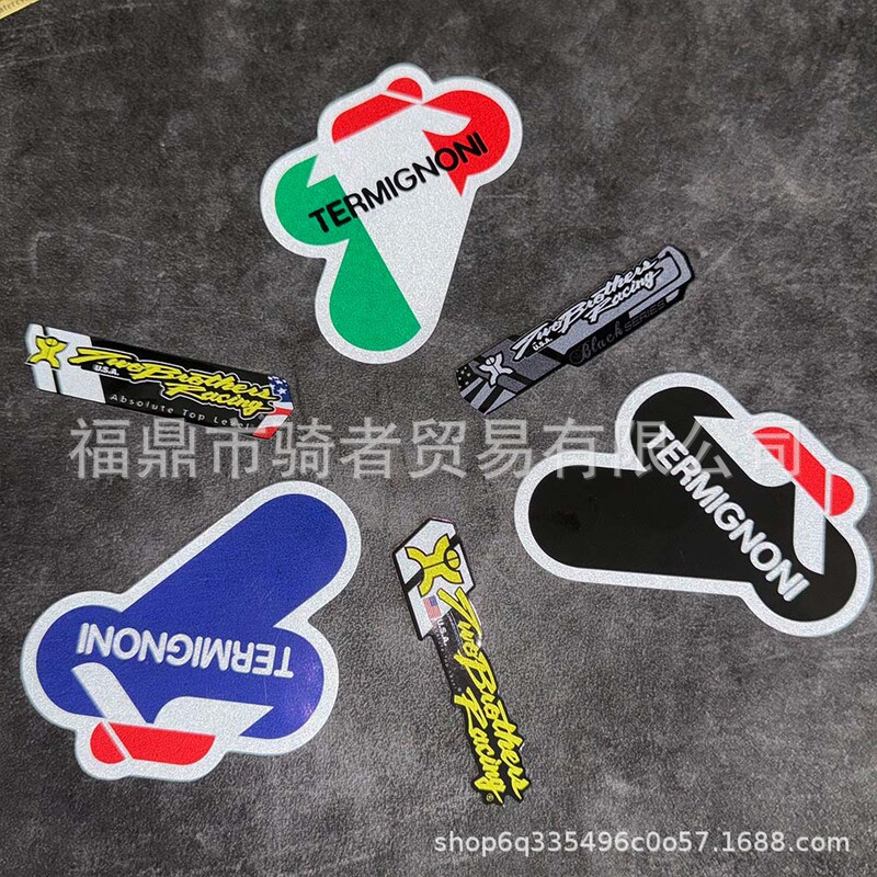 Suitable for Termignoni American Brother Exhaust Pipe Reflective Sticker Motorcycle Tail Modification Decal Suitable for Termignoni American Brother Exhaust Pipe Reflective Sticker Motorcycle Tail Modification Decal