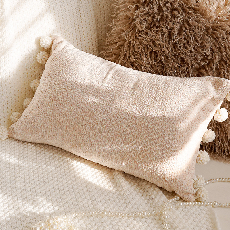Cream-wind lujoso almohada de soporte de alta calidad, cojín de sofá de sala de estar, cojín de cabecera del dormitorio, funda de almohada con núcleo image 26