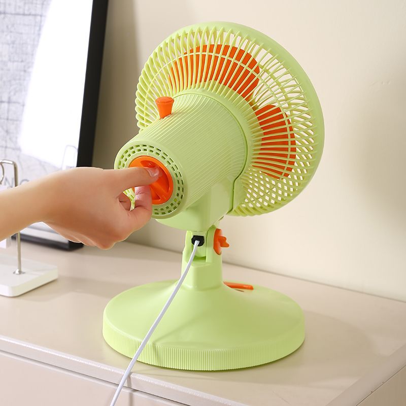 床上插电风扇宿舍静音摇头小风扇学生寝室小型家用夹式台夹扇床头