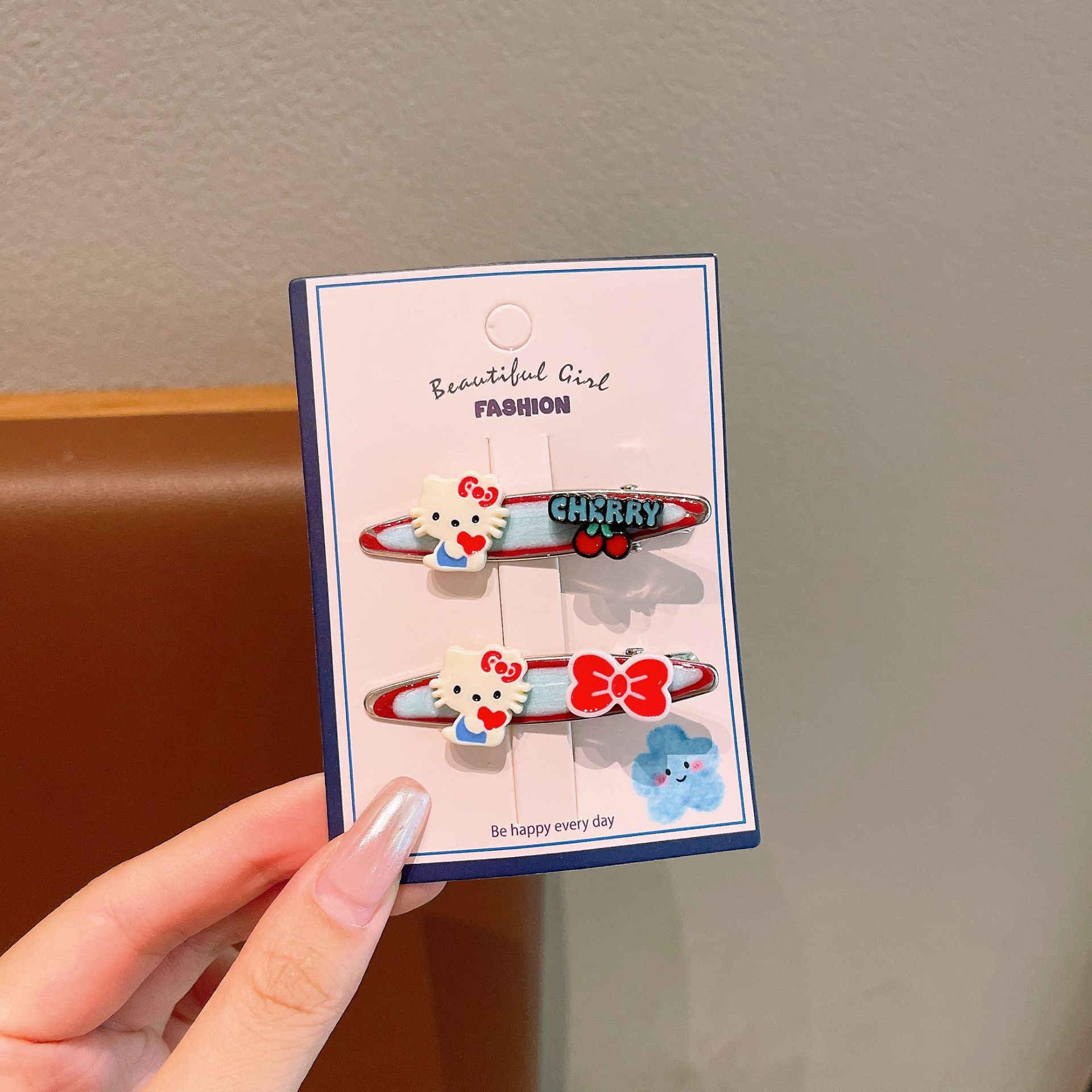 Niños de color jalea nubes lindas niñas bebés cabeza de cabello rotos broche de cabello rotos broche de cabello