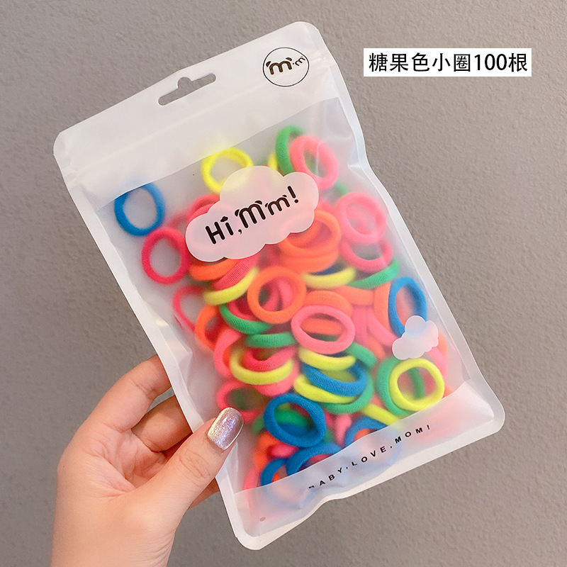 Colorido banda de pelo lazo banda de goma del pelo Mori diadema Internet celebridad ins lazo banda de pelo femenino cuerda de pelo simple cubierta de cuero Corea del Sur