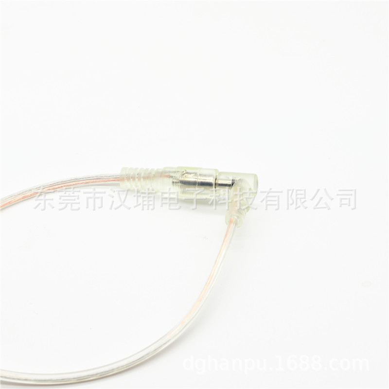 透明DC电源线 DC3.5*1.35MM公转母电源充电线