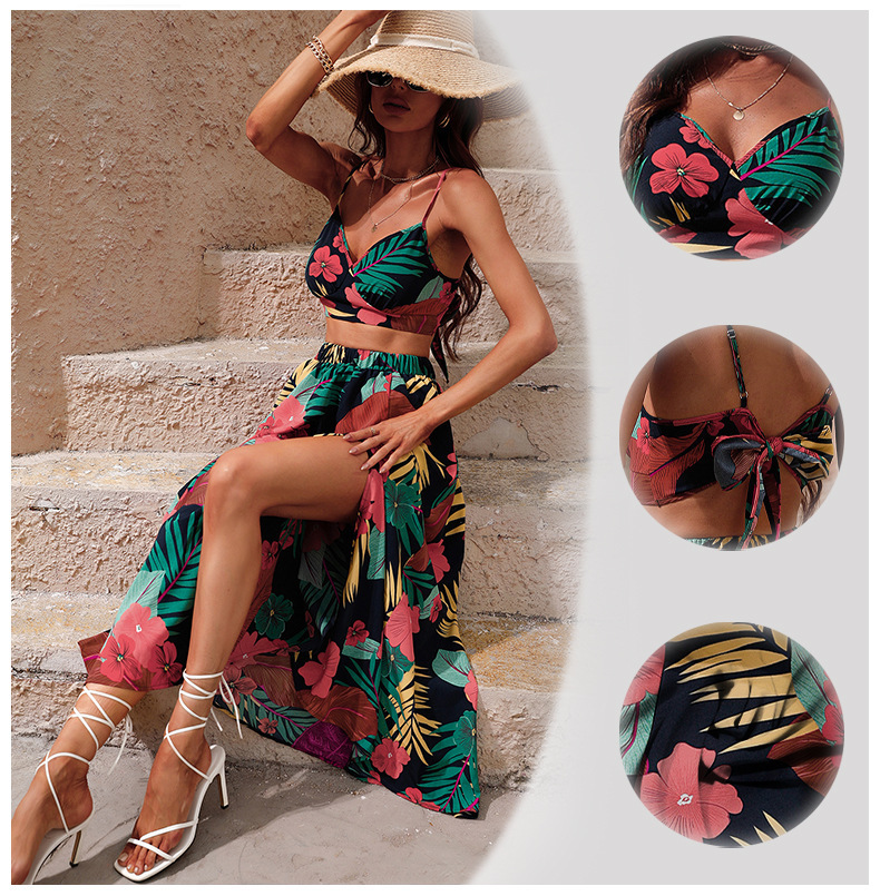 Floral Printed Beach Dress 2