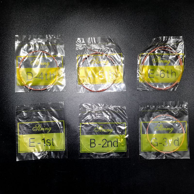 Folk Guitar Strings Loose Strings 123456 Strings 1-6 Loose Strings Guitar Accessories