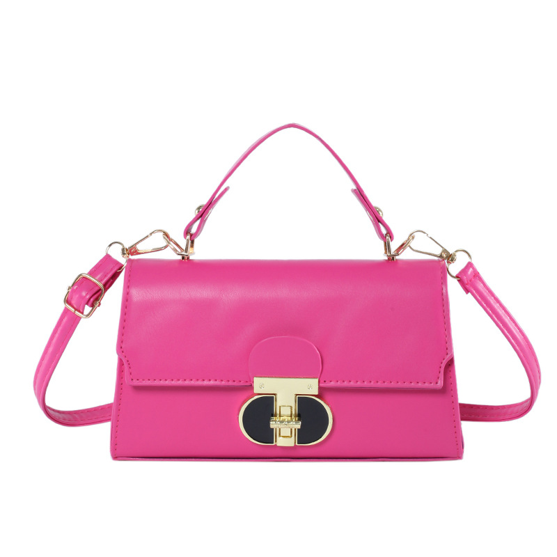 2024 primavera nueva bolsa de moda PU hombro bolso pequeño bolso cuadrado bolso de mujer retro bolso de textura extranjera