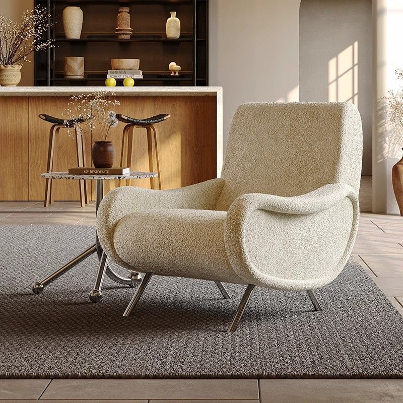 북유럽 가벼운 럭셔리 싱글 소파 의자 레저 중고 디자이너 거실 현대 레저 간단한 안락 의자 싱글 의자