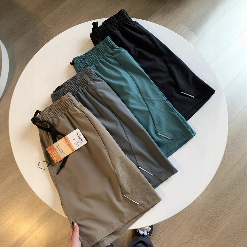Indoor Uv Protection Without Labels! Lightweight and Breathable! Men's Outdoor Sports Pants Quick-Drying Pants Casual Shorts Trendy