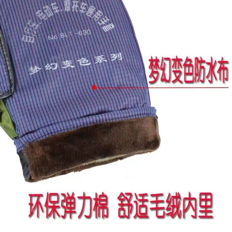 Tyrannosaurus electric vehicle gloves, motorcycle scooter handlebar covers, universal handlebar covers, windproof, waterproof, warm gloves for winter