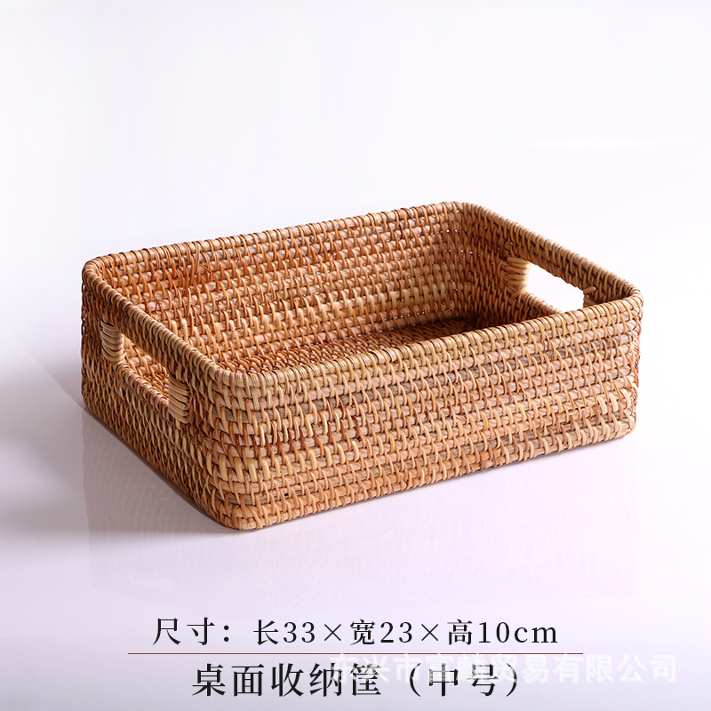 Cestas de almacenamiento de caña Cestas de frutas Cestas de pan al vapor casero Cestas de pan de bambú Cestas de picnic Cestas de pan de bambú