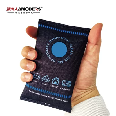 bag dehumidification bag silica gel — Aktiv kömürlü qoxu uducular - silicone-desiccant-100g-blue-model