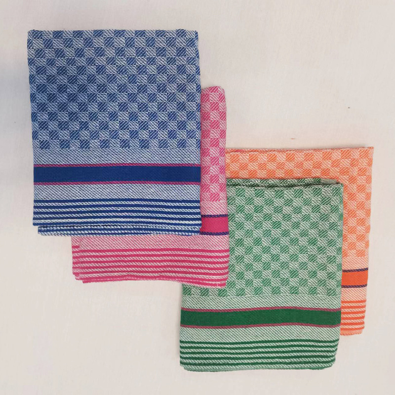 纯棉茶巾现货厂家直销吸水不掉毛厨房巾外贸批发全棉吸水速干