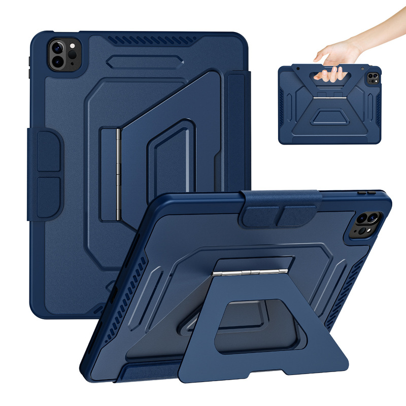 Suitable for iPad Pro11 Tablet Leather Case Air5 Multi-Functional Stand Protective Case Air11 Detachable Anti-Fall Case