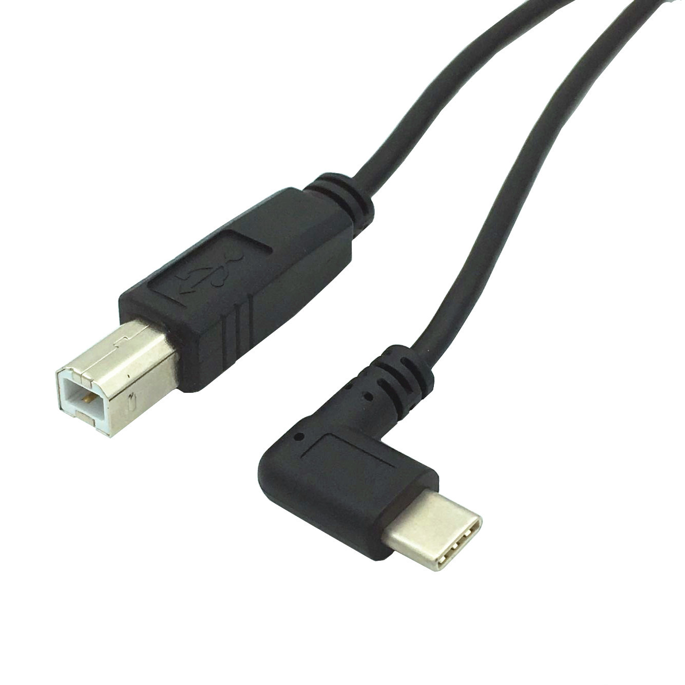 TYPE-C转USB B母带耳朵面板线螺丝线C对BM手机接HUB硬盘打印机线-阿里巴巴