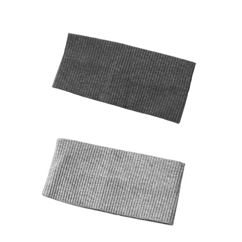 Bandas de punto de borde ancho de cristal para hombres y mujeres a menudo usan 2025 nuevo pañuelo deportivo sudor absorbible bandeja de cabello otoño invierno tocado al por mayor