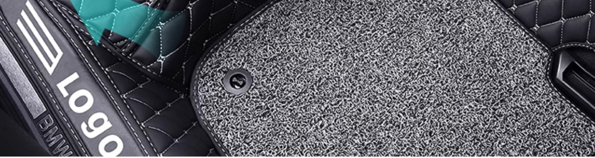 Custom-fit car floor mats, full coverage set of carpet mats, complete car interior accessories, large anti-dirt mats