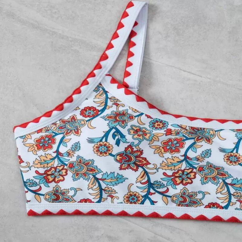 Сексуальный раздельный купальник, многоцветный комплект, коллекция 2023