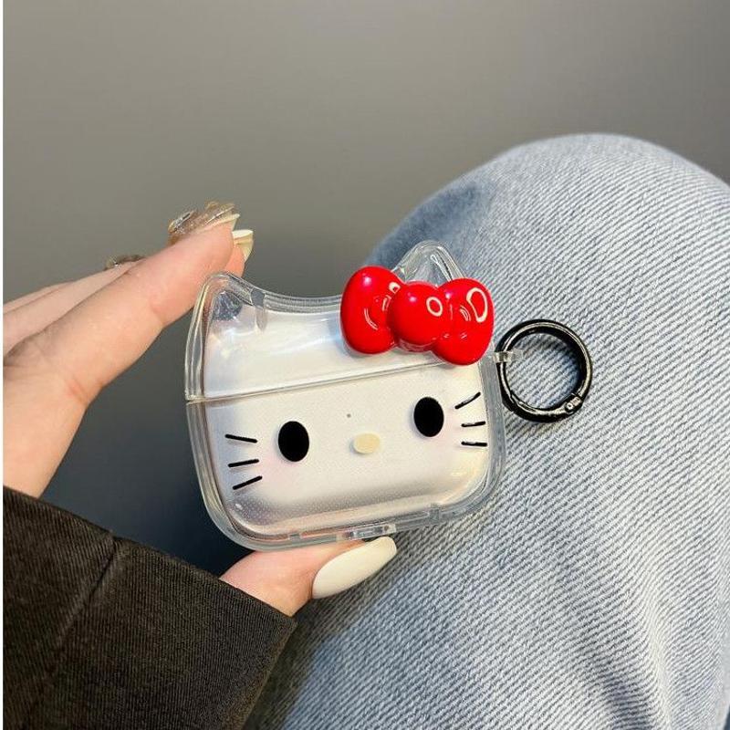 Arco de gato para airpods 4 generación 5 cubierta de auriculares bluetooth airpodspro3 cubierta