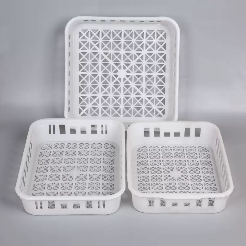 塑料筐定制蔬菜筐食品级蘑菇菌筐组培托盘消毒筐育苗周转筐周转箱