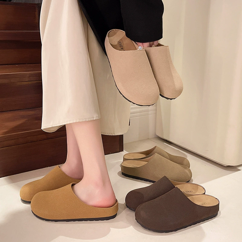 Retro summer fashionable slippers, plus size