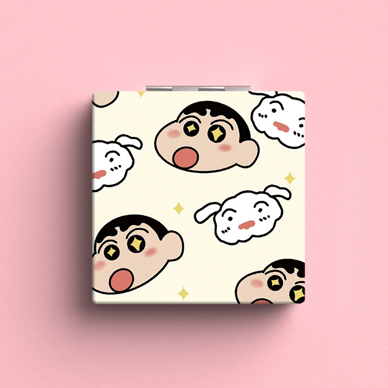 크레용 작은 새 작은 거울 하나