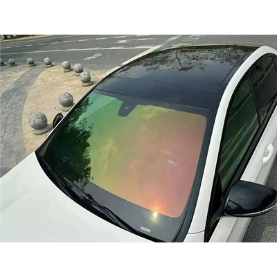 Automotive Film Colorful Front Window Film Car - zero-cut-10m-red-elf-front-file