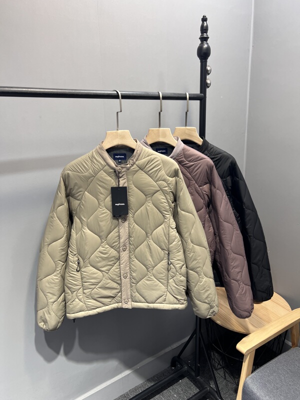 Lightweight and Warm! Lantern-Style Quilted Lining! Winter Men's Chinese-Style Buttoned Quilted Water-Repellent Jacket