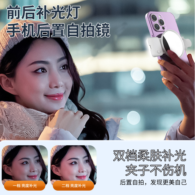 写真を撮る携帯電話の後ろには、自分で写真を撮るカメラがあります。|undefined