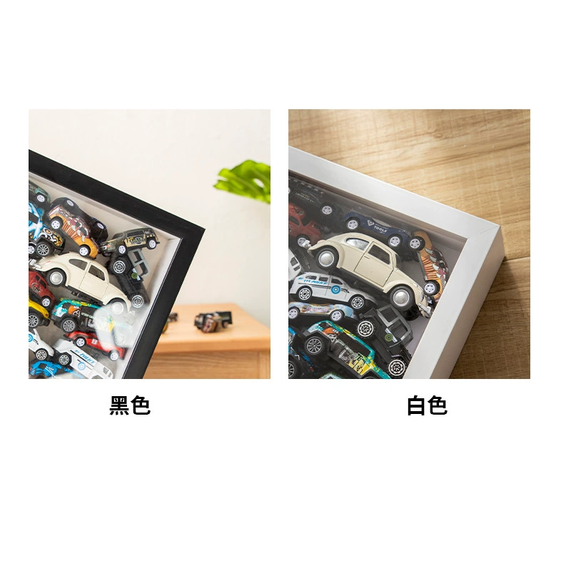 Display frame (Popmart) for minifigures, 10–12" square, single or double partition, collectible storage