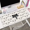 Cute big mouse, teaching laptop suitable for games, high quality keyboard, table table mat, cat