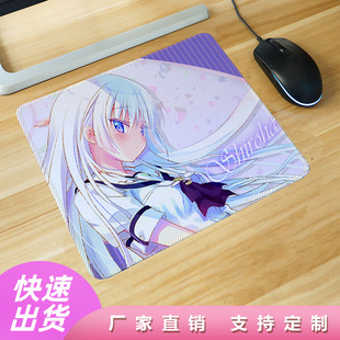 Summer Pockets Mouse Pad Anime Peripheral Anti-Slip Mat Gaming Keyboard Small Desk Mat