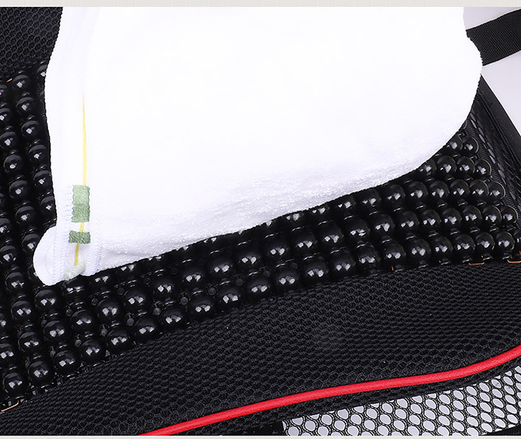 Car waist by car waist by wood beads Ice Silk breathable pillow office manufacturers wholesale large favorably