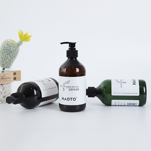 Hotel shampoo, shower gel, long-lasting fragrance, B&B men's and women's large bottle disposable toiletry set wholesale