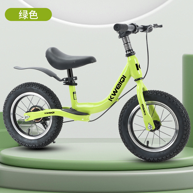Bicicleta de equilibrio para niños con pedal, bicicleta de dos ruedas de 2 - 6 - 10 años, neumático para bicicleta sin pedal