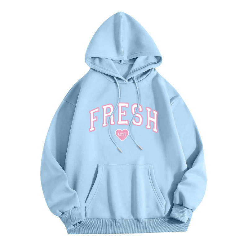 2025 Spring Thrasher Cross-Border Popular Printed Unisex Sweatshirt Couple Hooded New Trendy Brand Casual Loose Fit