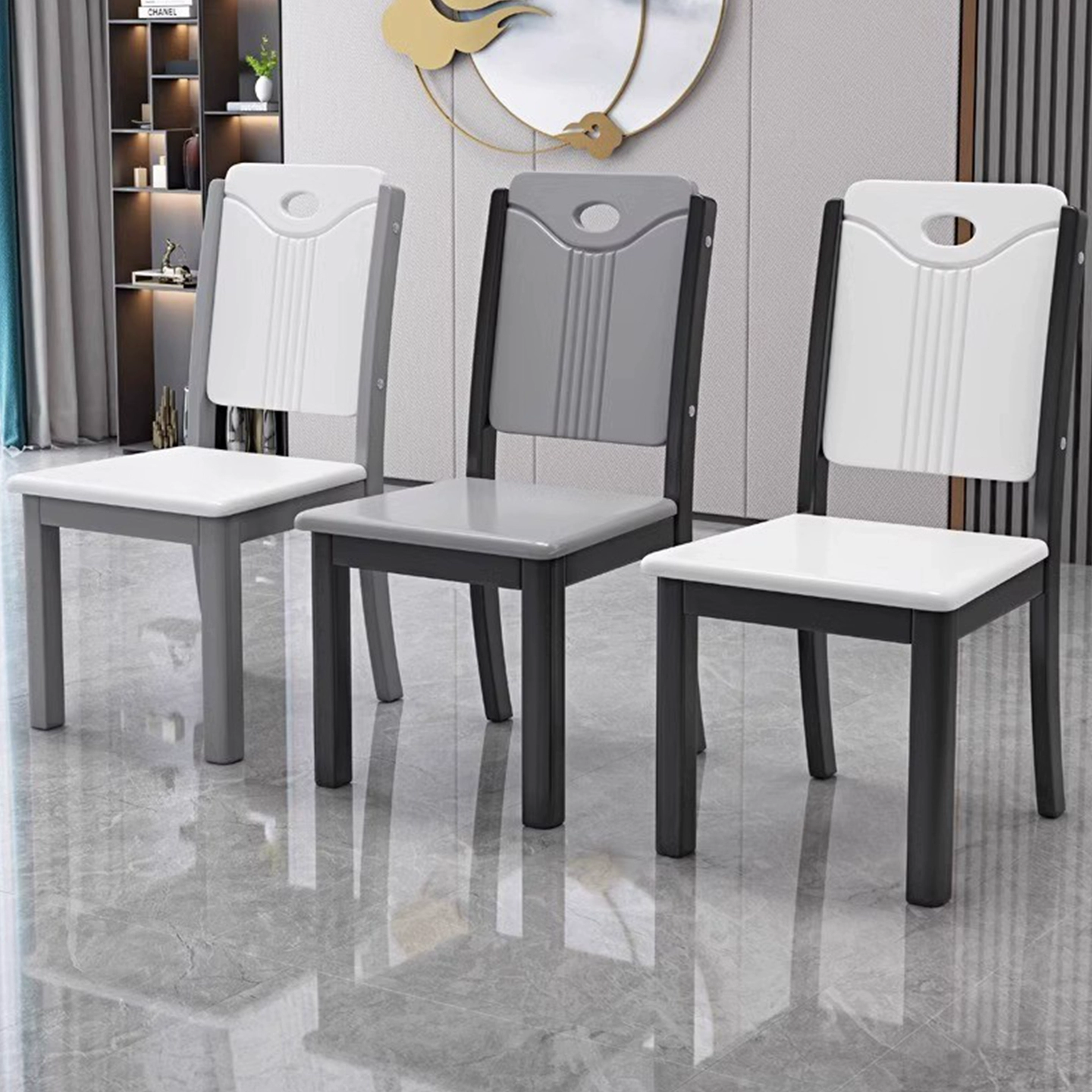 Обеденный стул из цельного дерева, домашний стул, гостиная, стул для столовой, обеденный стол, спинка обеденного стола, деревянный стул, новый обеденный стол, стул на 25 лет