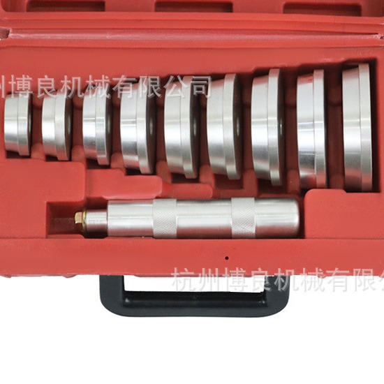 Juego de herramientas de instalación de rodamientos de 10 piezas para la instalación de herramientas de accionamiento de sellado de rodamientos de desmontador de bosque inclinado especial