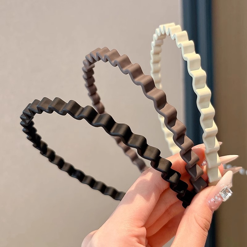 Simple retro ondas de cabello para mujeres lavado de la cara artefacto de acabado de cabello invisible no compresión de cabello toque de cabello