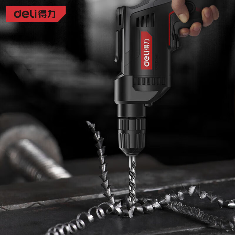 Déli Red Core series taladro eléctrico multifuncional destornillador eléctrico 500W 10mm taladro de pistola DE-DZ1