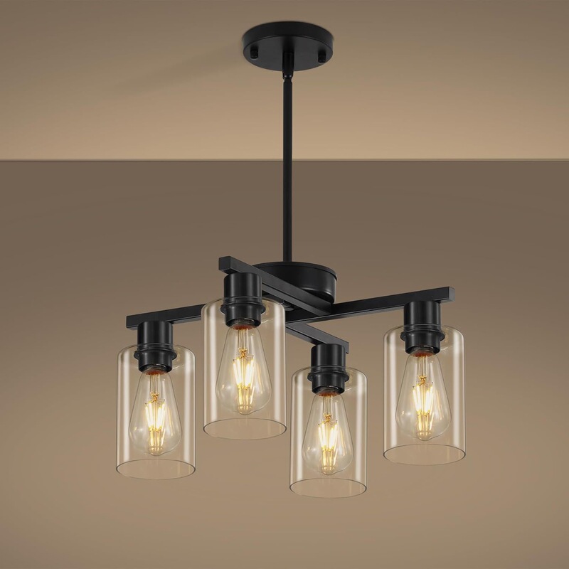 Cross-Border Exclusive Supply of Black Modern Farmhouse Pendant Lights for Kitchen Islands and Dining Rooms, Height-Adjustable Pendant Lights, Entryway Lights Cross-Border Exclusive Supply of Black Modern Farmhouse Pendant Lights for Kitchen Islands and Dining Rooms, Height-Adjustable Pendant Lights, Entryway Lights