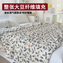 大豆纤维家用夏凉被夏季可机洗空调被夏款针织棉夏被儿童被子